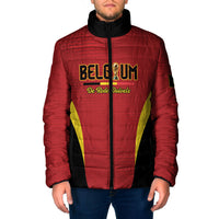 Custom Belgium 2026 World Football Padded Jacket De Rode Duivels Go Champions