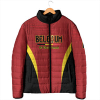 Custom Belgium 2026 World Football Padded Jacket De Rode Duivels Go Champions