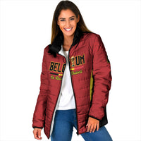 Custom Belgium 2026 World Football Padded Jacket De Rode Duivels Go Champions