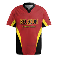 Custom Belgium 2026 World Football Rugby Jersey De Rode Duivels Go Champions