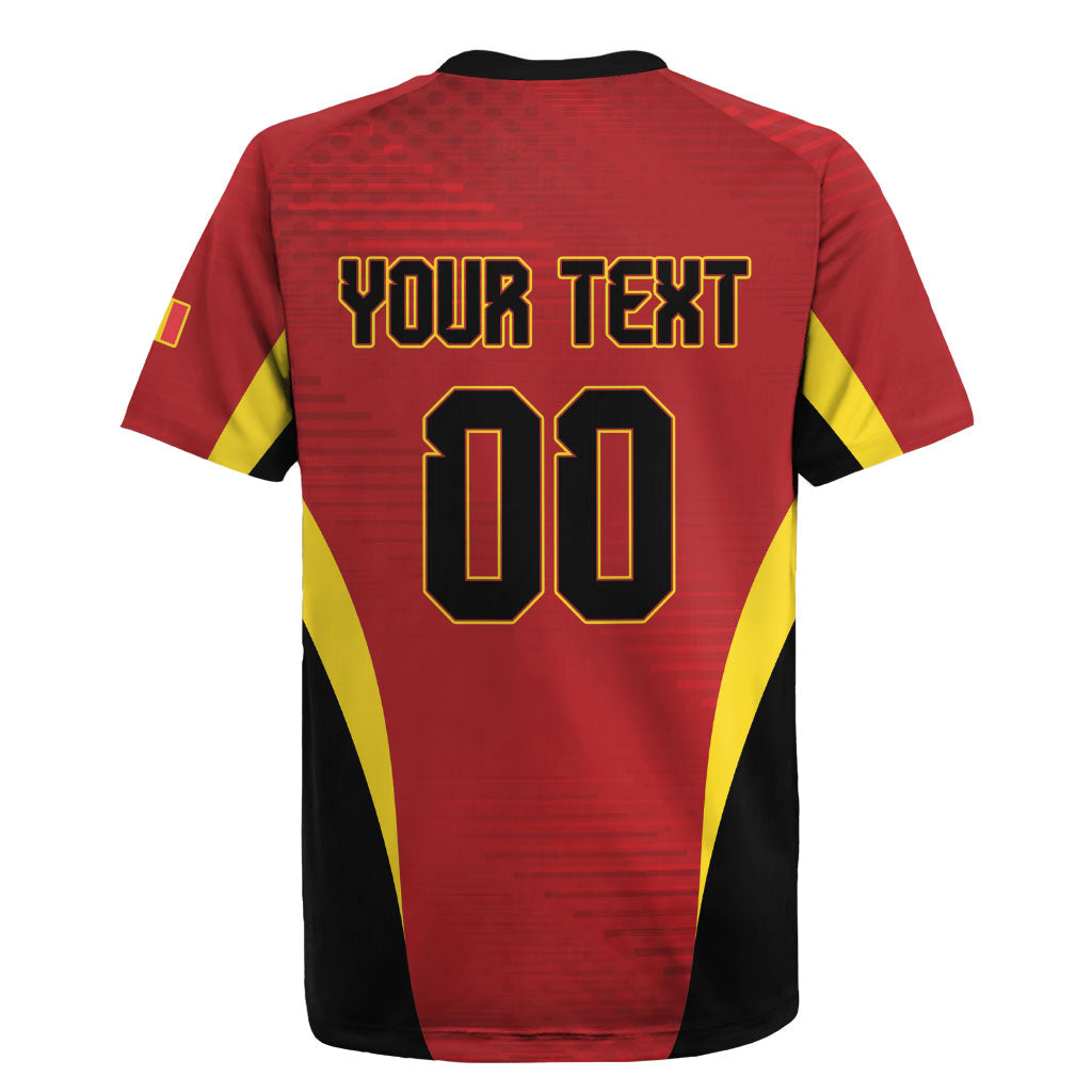 Custom Belgium 2026 World Football Rugby Jersey De Rode Duivels Go Champions