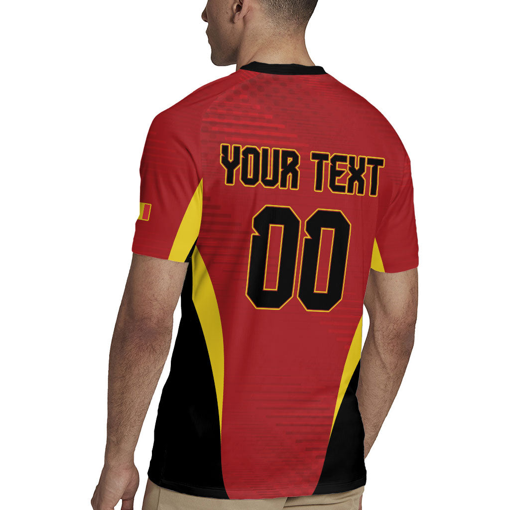 Custom Belgium 2026 World Football Rugby Jersey De Rode Duivels Go Champions