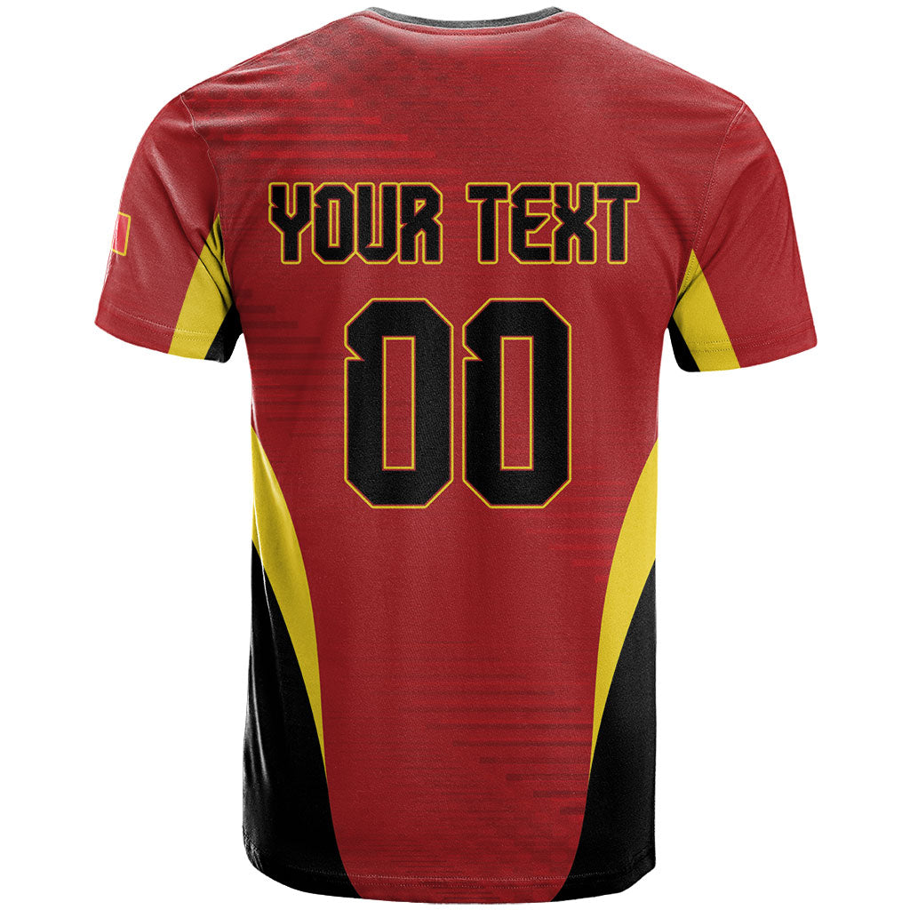Custom Belgium 2026 World Football T Shirt De Rode Duivels Go Champions