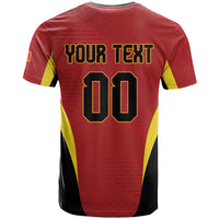 Custom Belgium 2026 World Football T Shirt De Rode Duivels Go Champions