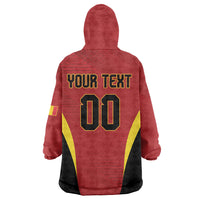 Custom Belgium 2026 World Football Wearable Blanket Hoodie De Rode Duivels Go Champions