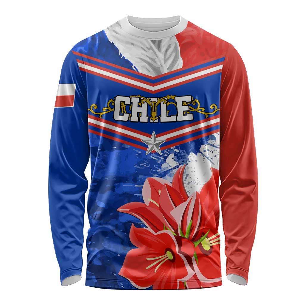 Chile Long Sleeve Shirt Chilean Bellflower Special Version LT01