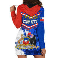 Personalised Chile Hoodie Dress Chilean Bellflower Special Version - Wonder Print Shop