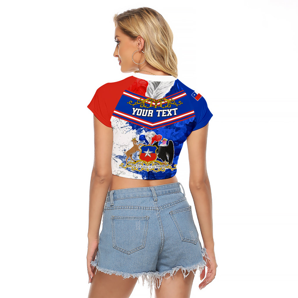 Personalised Chile Raglan Cropped T Shirt Chilean Bellflower Special Version - Wonder Print Shop
