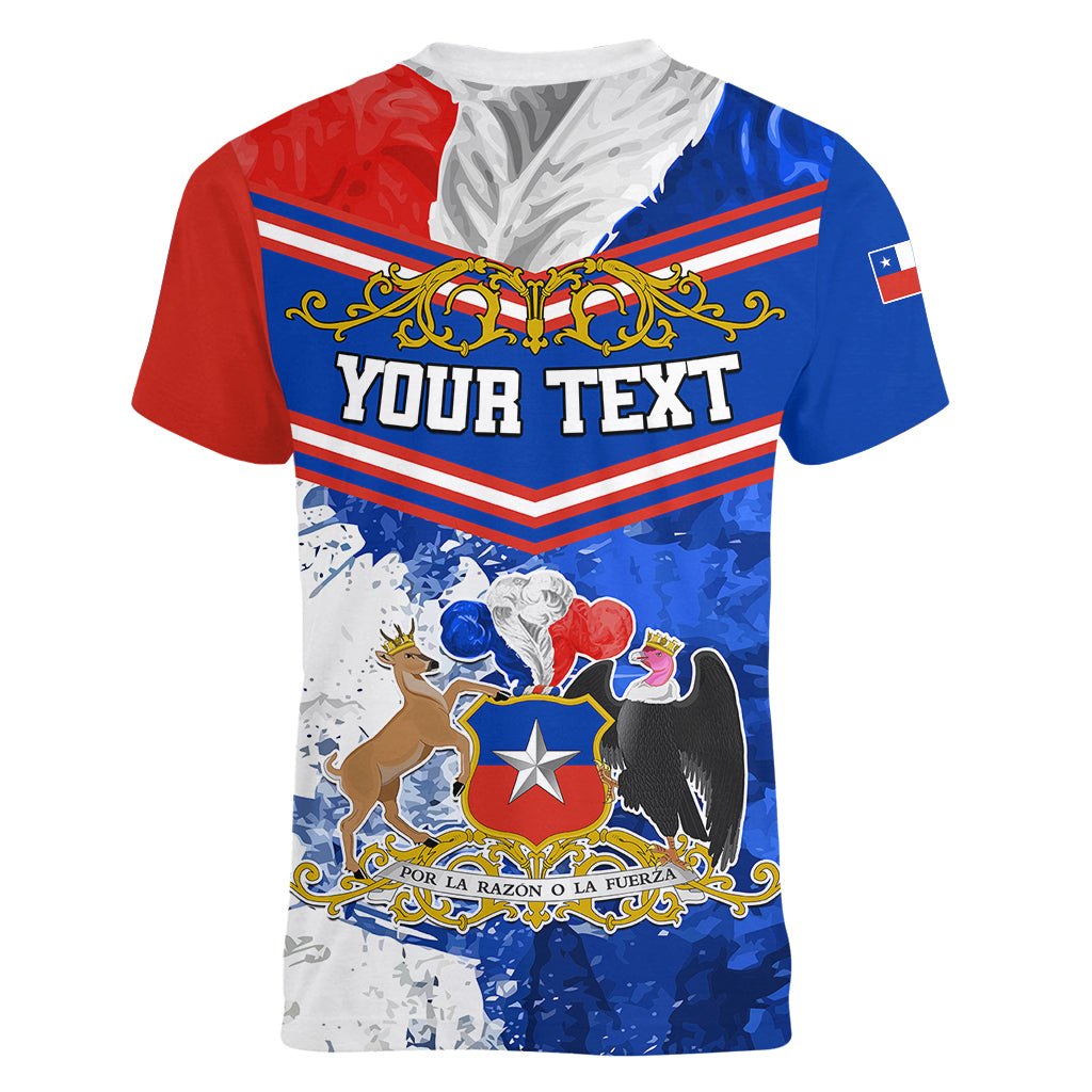 Personalised Chile Women V Neck T Shirt Chilean Bellflower Special Version - Wonder Print Shop