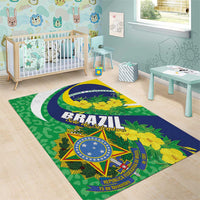 Brazil Sete de Setembro Area Rug Flor De Ip Amarel Leopard Pattern - Wonder Print Shop