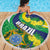 Brazil Sete de Setembro Beach Blanket Flor De Ip Amarel Leopard Pattern - Wonder Print Shop