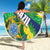 Brazil Sete de Setembro Beach Blanket Flor De Ip Amarel Leopard Pattern - Wonder Print Shop