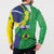 Brazil Sete de Setembro Button Sweatshirt Flor De Ip Amarel Leopard Pattern - Wonder Print Shop