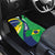 Brazil Sete de Setembro Car Mats Flor De Ip Amarel Leopard Pattern - Wonder Print Shop