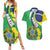 Brazil Sete de Setembro Couples Matching Summer Maxi Dress and Hawaiian Shirt Flor De Ip Amarel Leopard Pattern - Wonder Print Shop