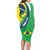 Brazil Sete de Setembro Family Matching Long Sleeve Bodycon Dress and Hawaiian Shirt Flor De Ip Amarel Leopard Pattern - Wonder Print Shop