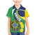 Brazil Sete de Setembro Family Matching Mermaid Dress and Hawaiian Shirt Flor De Ip Amarel Leopard Pattern - Wonder Print Shop