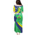 Brazil Sete de Setembro Family Matching Puletasi and Hawaiian Shirt Flor De Ip Amarel Leopard Pattern - Wonder Print Shop