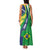 Brazil Sete de Setembro Family Matching Tank Maxi Dress and Hawaiian Shirt Flor De Ip Amarel Leopard Pattern - Wonder Print Shop