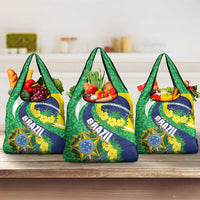 Brazil Sete de Setembro Grocery Bag Flor De Ipê Amarel Leopard Pattern