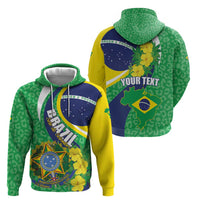 Brazil Sete de Setembro Hoodie Flor De Ip Amarel Leopard Pattern - Wonder Print Shop