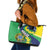 Brazil Sete de Setembro Leather Tote Bag Flor De Ip Amarel Leopard Pattern - Wonder Print Shop