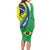 Brazil Sete de Setembro Long Sleeve Bodycon Dress Flor De Ip Amarel Leopard Pattern - Wonder Print Shop