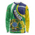 Brazil Sete de Setembro Long Sleeve Shirt Flor De Ip Amarel Leopard Pattern - Wonder Print Shop