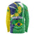 Brazil Sete de Setembro Long Sleeve Shirt Flor De Ip Amarel Leopard Pattern - Wonder Print Shop