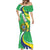Brazil Sete de Setembro Mermaid Dress Flor De Ip Amarel Leopard Pattern - Wonder Print Shop