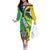 Brazil Sete de Setembro Off The Shoulder Long Sleeve Dress Flor De Ip Amarel Leopard Pattern - Wonder Print Shop