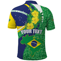 Brazil Sete de Setembro Polo Shirt Flor De Ip Amarel Leopard Pattern - Wonder Print Shop
