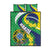 Brazil Sete de Setembro Quilt Bed Set Flor De Ip Amarel Leopard Pattern - Wonder Print Shop