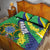Brazil Sete de Setembro Quilt Bed Set Flor De Ip Amarel Leopard Pattern - Wonder Print Shop