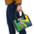 Brazil Sete de Setembro Shoulder Handbag Flor De Ipê Amarel Leopard Pattern