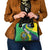 Brazil Sete de Setembro Shoulder Handbag Flor De Ipê Amarel Leopard Pattern