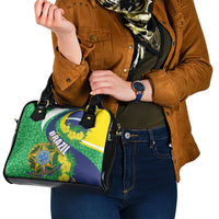 Brazil Sete de Setembro Shoulder Handbag Flor De Ipê Amarel Leopard Pattern