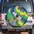 Brazil Sete de Setembro Spare Tire Cover Flor De Ip Amarel Leopard Pattern - Wonder Print Shop