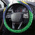 Brazil Sete de Setembro Steering Wheel Cover Flor De Ip Amarel Leopard Pattern - Wonder Print Shop
