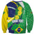 Brazil Sete de Setembro Sweatshirt Flor De Ip Amarel Leopard Pattern - Wonder Print Shop