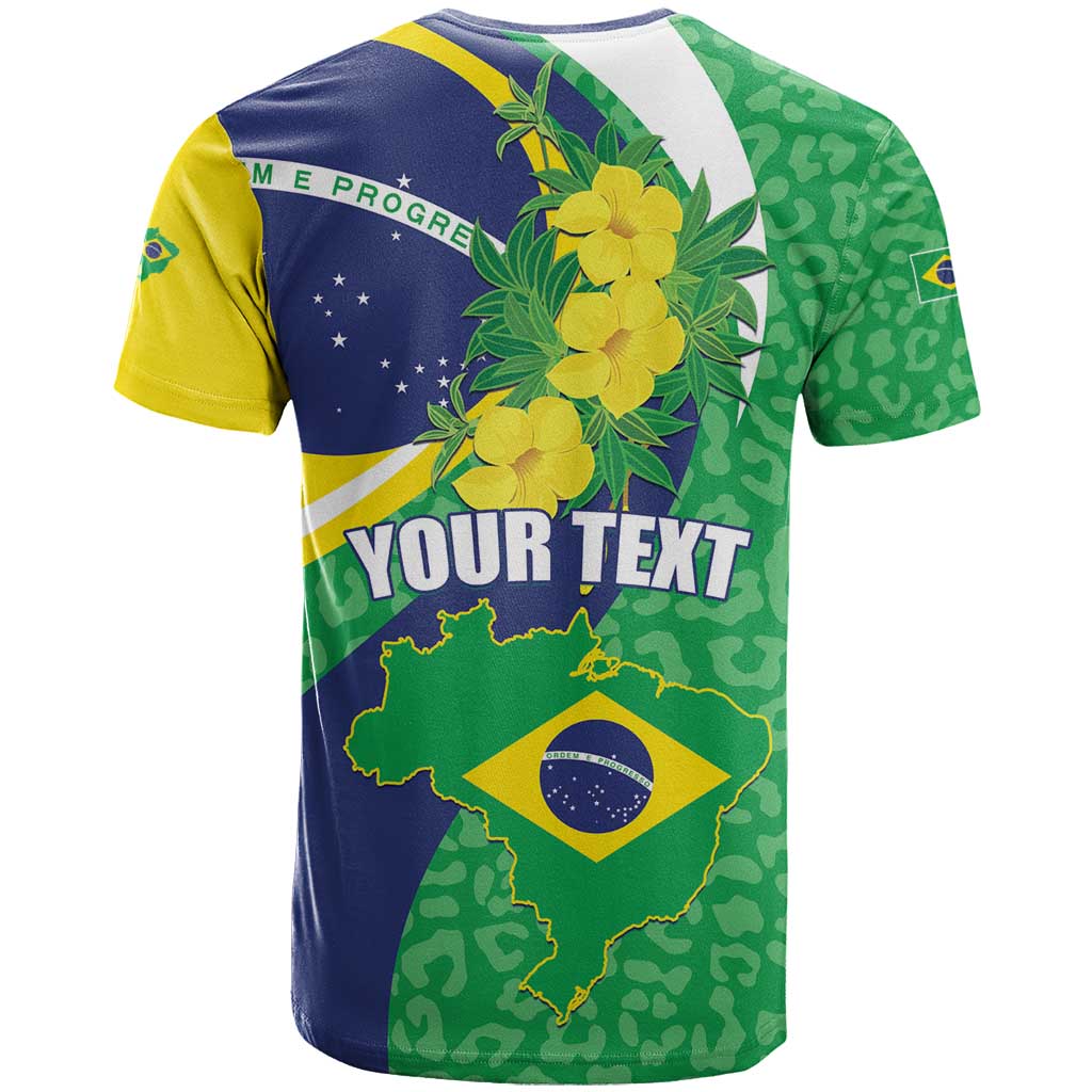 Brazil Sete de Setembro T Shirt Flor De Ip Amarel Leopard Pattern - Wonder Print Shop