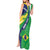 Brazil Sete de Setembro Tank Maxi Dress Flor De Ip Amarel Leopard Pattern - Wonder Print Shop