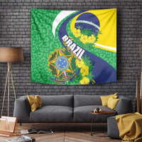 Brazil Sete de Setembro Tapestry Flor De Ip Amarel Leopard Pattern - Wonder Print Shop