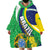 Brazil Sete de Setembro Wearable Blanket Hoodie Flor De Ip Amarel Leopard Pattern - Wonder Print Shop