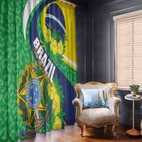 Brazil Sete de Setembro Window Curtain Flor De Ip Amarel Leopard Pattern - Wonder Print Shop