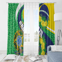 Brazil Sete de Setembro Window Curtain Flor De Ip Amarel Leopard Pattern - Wonder Print Shop