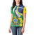 Brazil Sete de Setembro Women Polo Shirt Flor De Ip Amarel Leopard Pattern - Wonder Print Shop