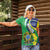 Brazil Sete de Setembro Women Polo Shirt Flor De Ip Amarel Leopard Pattern - Wonder Print Shop