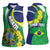 Brazil Sete de Setembro Women Sleeveless Polo Shirt Flor De Ip Amarel Leopard Pattern - Wonder Print Shop