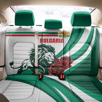 Bulgaria Back Car Seat Cover Coat of Arms Lion with Roses - Wonder Print Shop